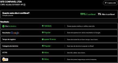 Site verificado e verdadeiro:57ecom